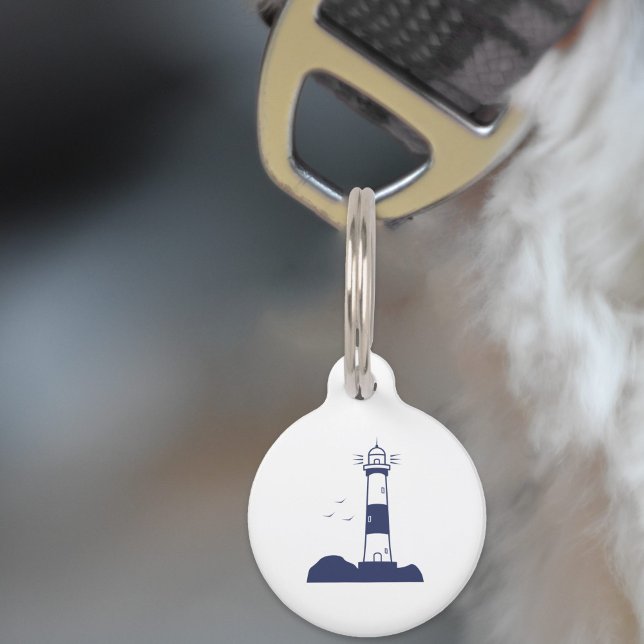 Placa de identificación para mascotas Faro (Lighthouse Pet Tag)