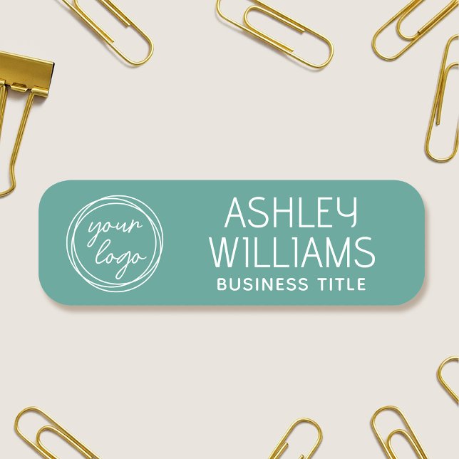 Placa de identificación personalizada con logotipo (Subido por el creador)