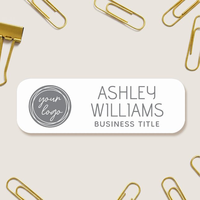 Placa de identificación personalizada con logotipo (Subido por el creador)