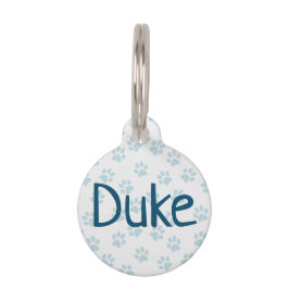 Placa de identificación personalizada con nombre y