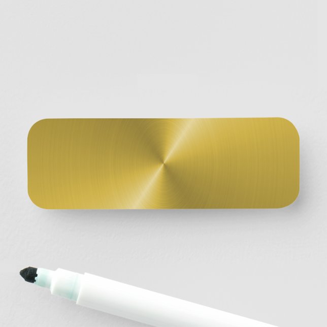 Placa de identificación personalizada en blanco de (In situ)
