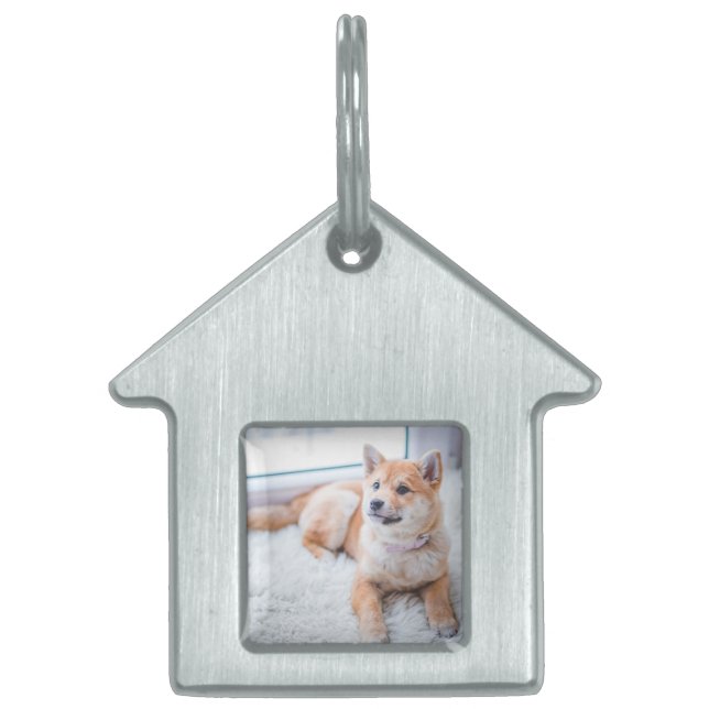 Placa de identificación personalizada para perro c (Frente)