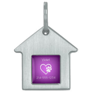 Placa de identificación personalizada para perro m