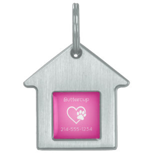 Placa de identificación personalizada para perro r