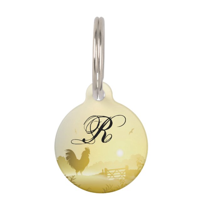 Placa de identificación personalizada para perro S (Anverso)