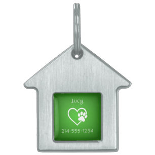 Placa de identificación personalizada para perro v