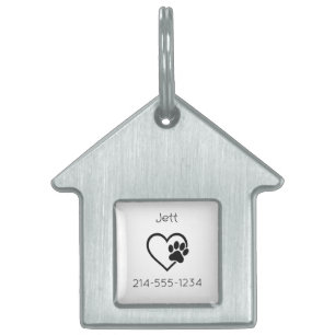 Placa de identificación personalizada para perros