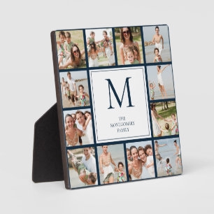 Placa de imágenes familiares de 12 Collages de fot