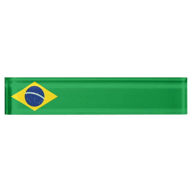 Placa de la mesa de la bandera de Brasil (Anverso)