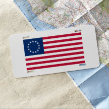 Placa de licencia de Betsy Ross