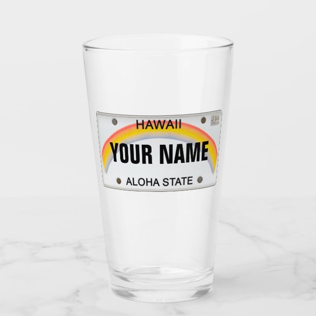 Placa de licencia de Hawaii (personalizable) (Anverso)