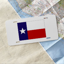 Placa de licencia de Texas