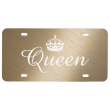 Placa de licencia para personalizado - Oro de la r