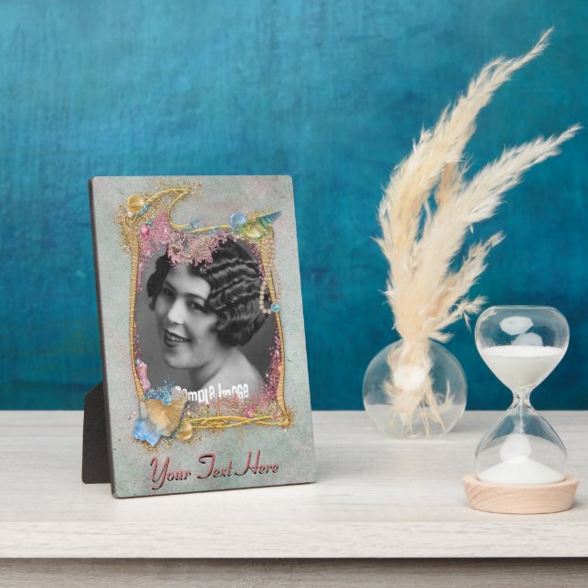 Placa de marco de arte mágico de playa (Lado)