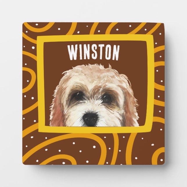 Placa de marco fotográfico personalizada de Cockap (Frente)