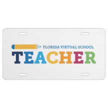 Placa de Matrícula Personalizada para Maestros de 