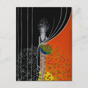 Placa de moda de cortina ~ Postcard / Invitación