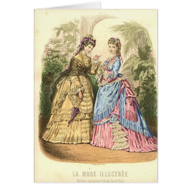 placa de moda de los 1870's (Frente)