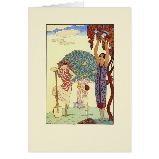 placa de moda de los años 20, vestidos (Frente)