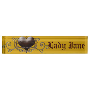 Placa de nombre