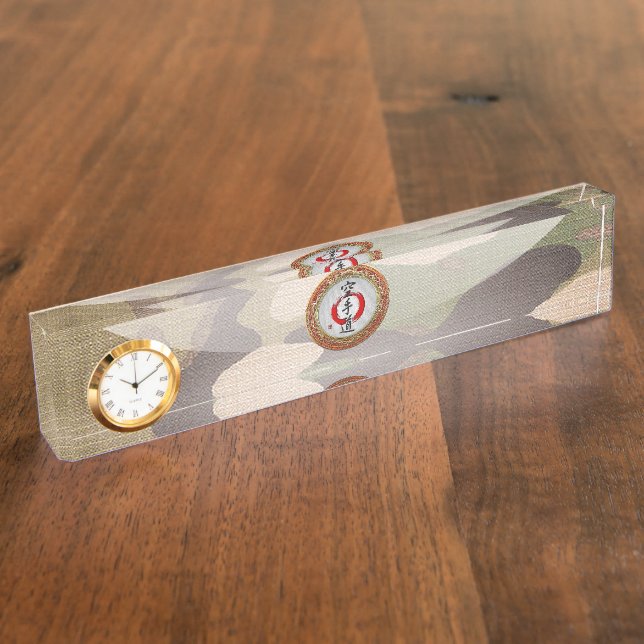 Placa De Nombre [110] Caligrafía japonesa - Karate-do (Lateral)