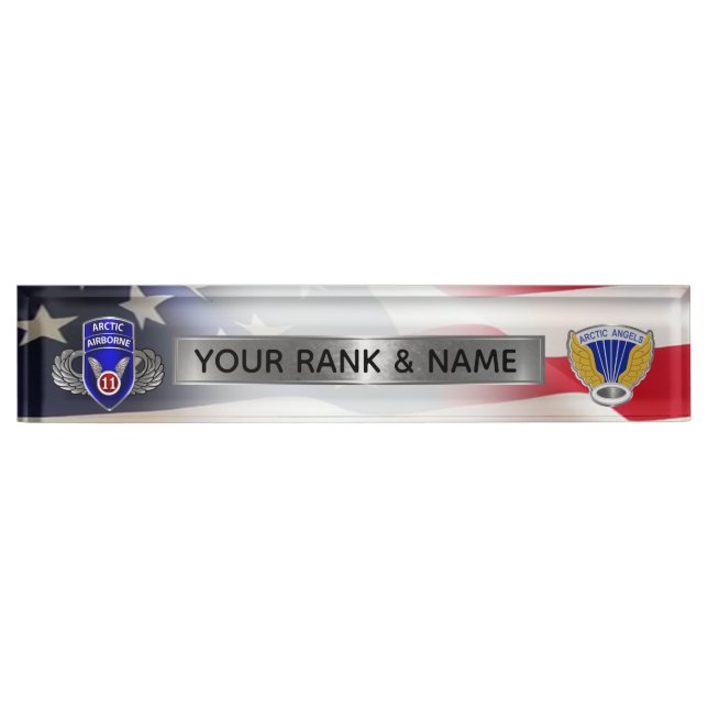 Placa De Nombre 11.ª División Aerotransportada (Anverso)