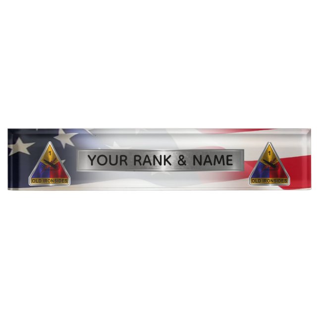 Placa De Nombre 1.ª División Acorazada (Anverso)