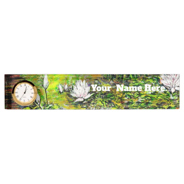 Placa De Nombre A Pond with Unpure Thoughts (Anverso)