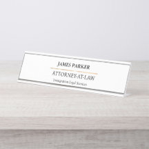 Abogado At Law Classy Blanco