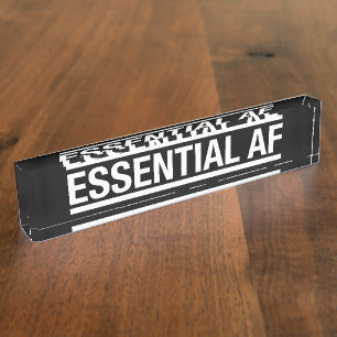 Placa De Nombre AF esencial
