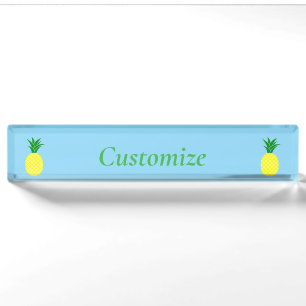 Placa De Nombre Aloha Piña Thunder_Cove