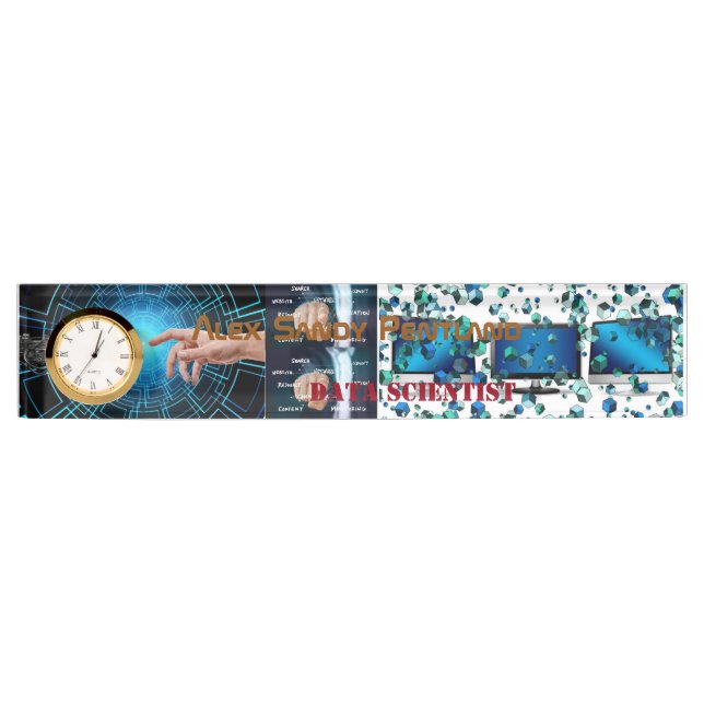 Placa De Nombre Análisis de Data Scientist (Anverso)