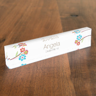 Placa De Nombre Angela