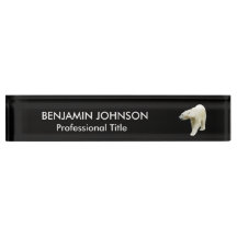 Animal polar de oso negro