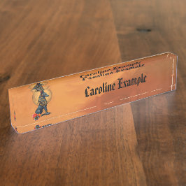 Placa De Nombre Anubis in the moonlight, 