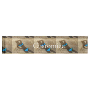 Placa De Nombre Arena azul de Bikini Beach Thunder_Cove