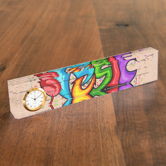 Placa De Nombre Arte urbano 10. (Lateral)