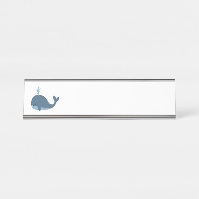 Placa De Nombre  Ballena (Anverso)