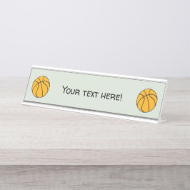 Placa De Nombre Baloncesto