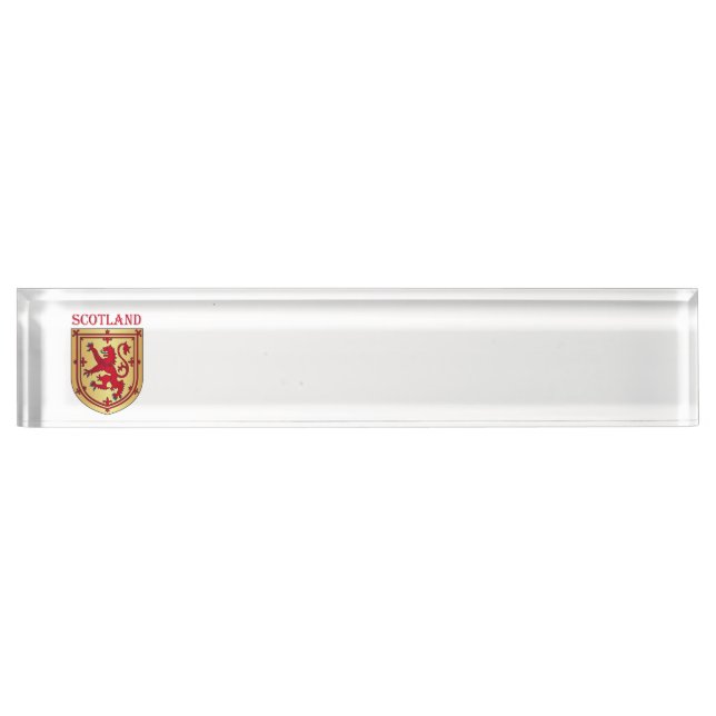 Placa De Nombre Bandera de Escocia (Anverso)