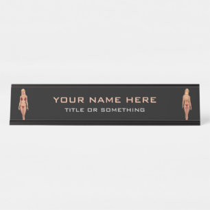 Placa De Nombre Bikini Blonde