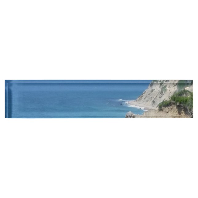 Placa De Nombre Block Island Bluffs - Isla Block, Isla Rhode (Anverso)