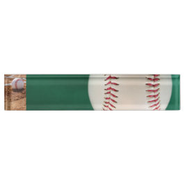 Placa De Nombre Bola de béisbol 