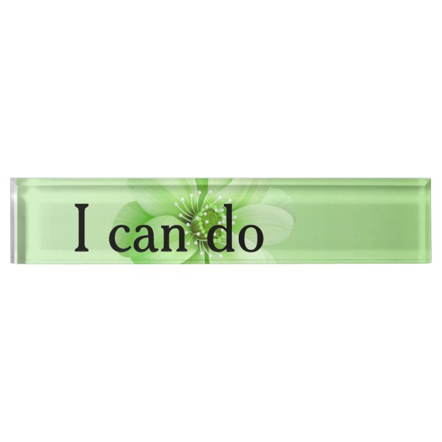 Placa De Nombre Bolígrafo de Personalizable elegante con motivos d (Anverso)