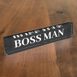 Placa De Nombre Bosque Man Regalo Funny Nombre Plate Personalizar