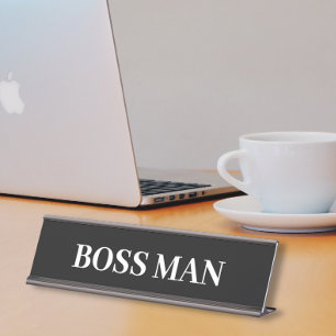 Placa De Nombre Bosque Man Regalo Funny Nombre Plate Personalizar