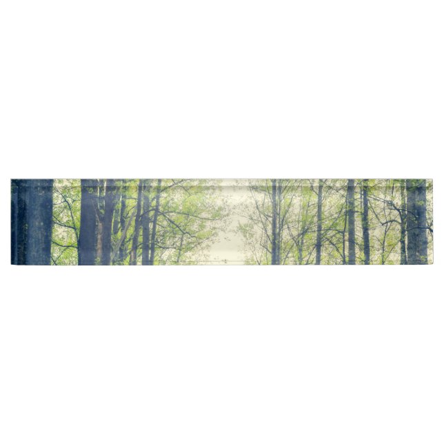 Placa De Nombre Bosque místico (Anverso)