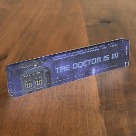 Placa De Nombre Caja de llamada de policía