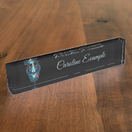 Placa De Nombre Calavera impresionante y realista