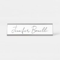 Caligrafía Elegante Llanto Blanco Negro Nombre sim